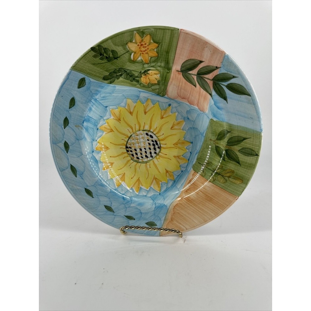 Large Bowl Desert Flower Tabletops Unlimited Soup Salad Pasta 9"‎ D Ceramic